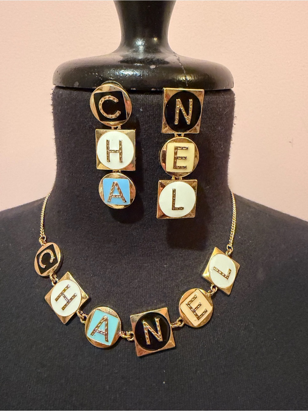 Chanel necklace jewelry rose gold chain silver choker designer luxury gift box - Picture 13 of 16